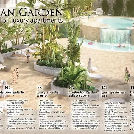 Design Ocean Garden, Playa Paraiso شقة
