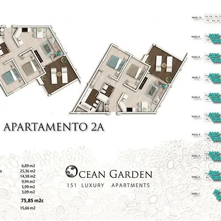 Design Ocean Garden, Playa Paraiso شقة *